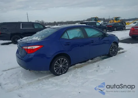 2016 Toyota Corolla S Premium from USA, damaged, VIN 2T1BURHE5GC557066